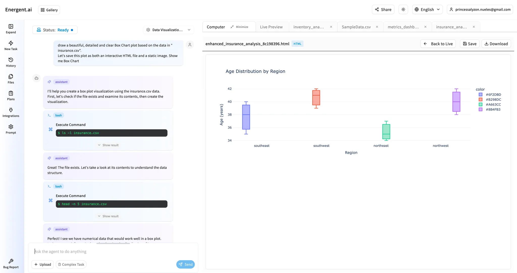 ИИ-агент для академических исследований и анализа данных EBSCO Host workflow demonstration
